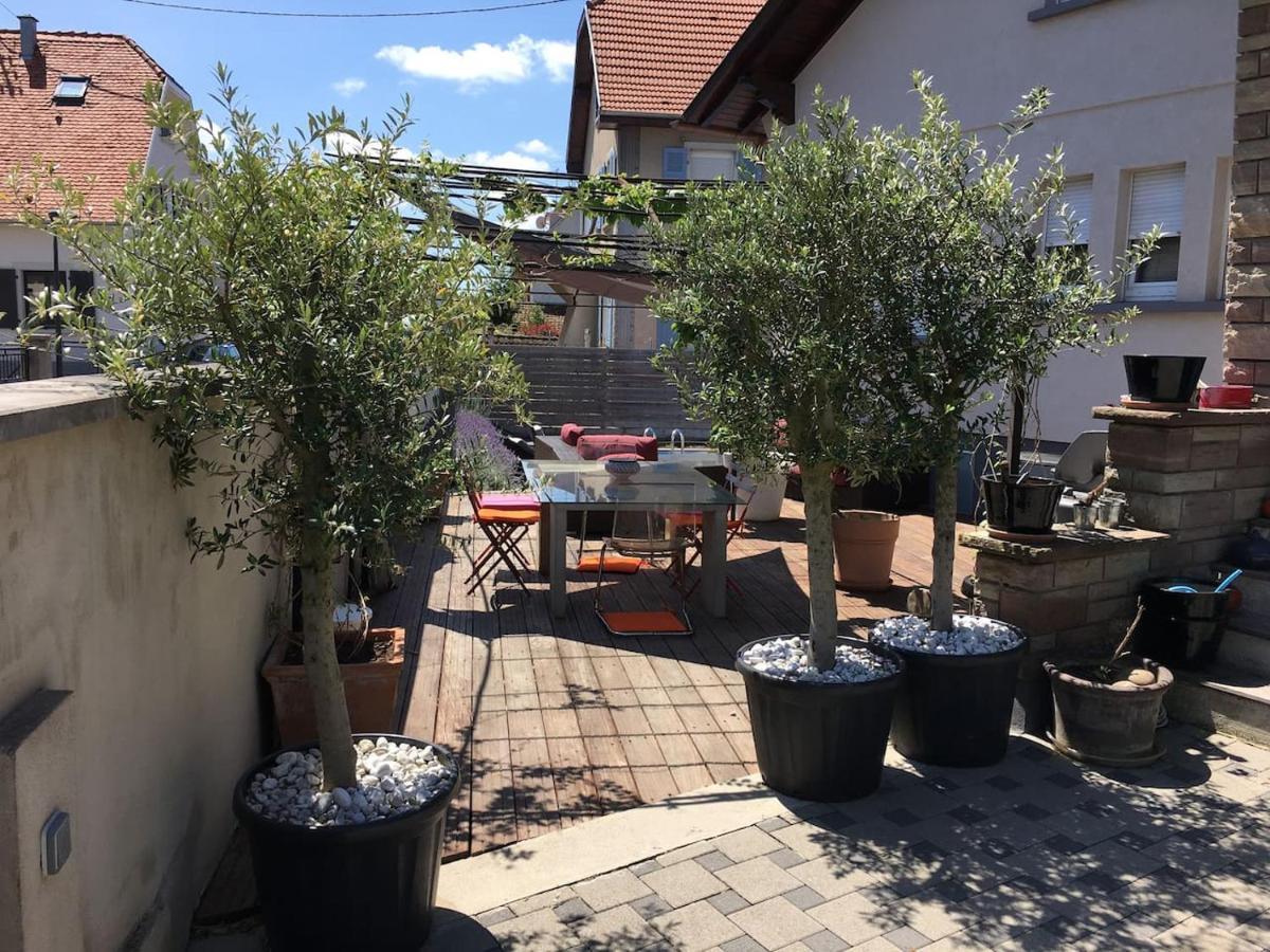 Le Pied A Terre Selestadien Selestat Bagian luar foto